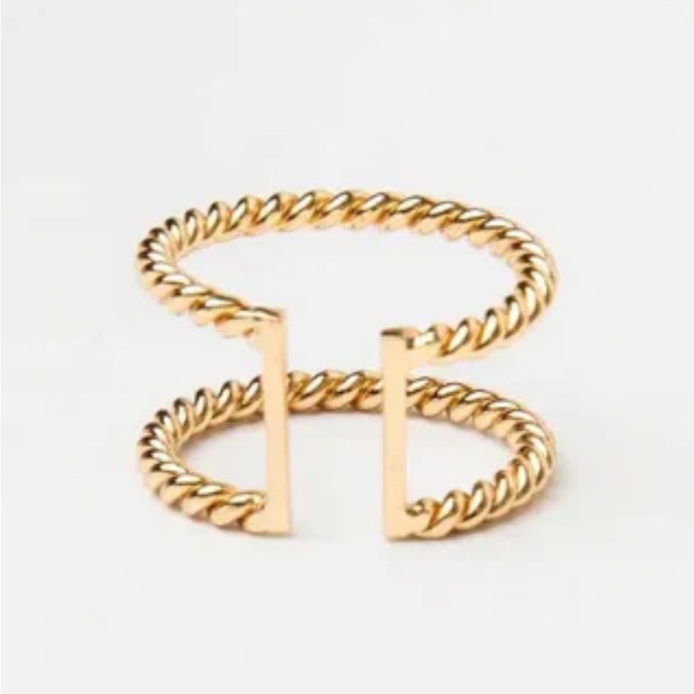 Double gold ring